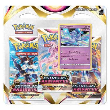 Imagem de Pokémon Tcg: Triple Pack Swsh10 Estrelas Radiantes - Oricorio - Pokémo