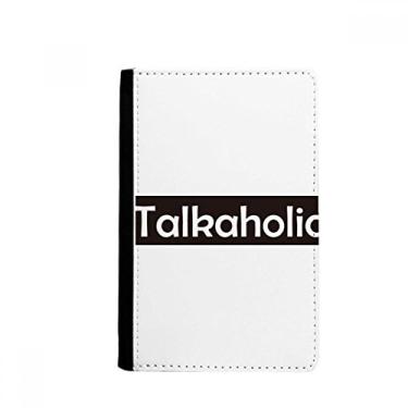 Imagem de Carteira estilosa porta-passaporte Talkaholic Notecase Burse porta-cartões