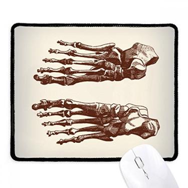Imagem de Mousepad para desenho de osso do corpo humano, tapete de borracha para jogos