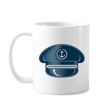 Imagem de Sailor Hat Navigation Military Ocean Caneca cerâmica café porcelana louça