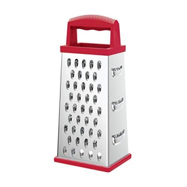 Imagem de Euro Home - Ralador Inox com 4 Faces de 9'' Vermelho - PRP5333-VM