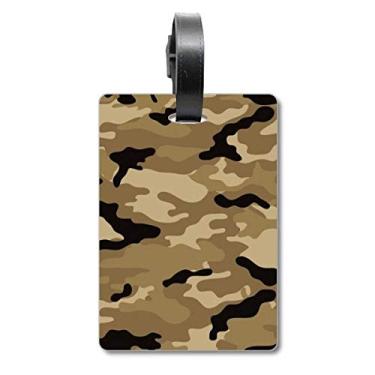 Imagem de Camuflagem Line Art Grain Ilustration Pattern Bagagem Etiqueta Bagagem Etiqueta Scutcheon Etiqueta