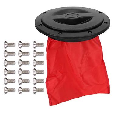 Imagem de Yencoly Com bolsa de armazenamento, capa de caiaque portátil durável, tampa redonda, vedação para caiaque, canoa, barco, pesca, equipamento (15 cm)