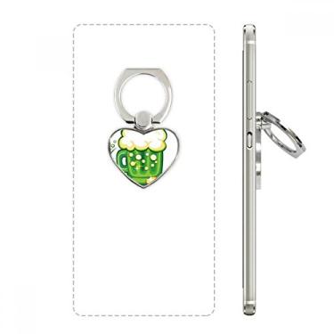 Imagem de Four Clover Beer Ireland St.Patrick's Day Anel de telefone com suporte universal