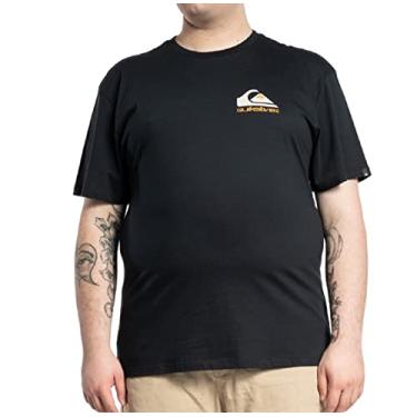 Imagem de Camiseta Quiksilver Omni Logo Plus Size Masculino - Preto