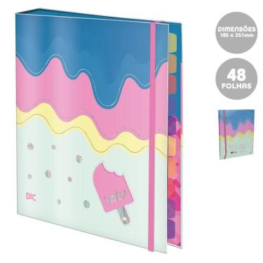 Imagem de Fichário 4 Fechos Colegial 48 Folhas Hello 4066 Dac