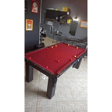 Imagem de 2 Metros De Tecido Vinho Mesa Sinuca Bilhar Tapete Pano