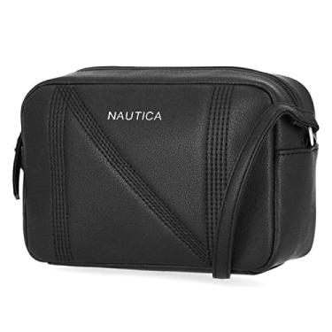 Imagem de Nautica Bolsa tiracolo ajustável para câmera Nautica Candid feminina, Preto, One Size