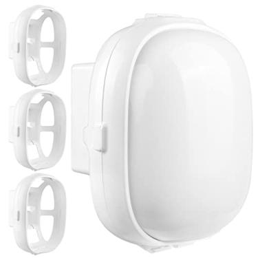 Imagem de Suporte de parede XLTTYWL para roteador Google Nest WiFi 6e estabilidade ABS capa protetora de roteador para sistema de rede Google Nest WiFi Pro Wi-fi Mesh (branco, pacote com 3)