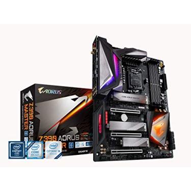 Imagem de Gigabyte Z390 AORUS MASTER (Intel LGA1151/Z390/ATX/3xM.2 Protetor Térmico Onboard AC Wi-Fi/ESS Sabre DAC/Placa-mãe para jogos)