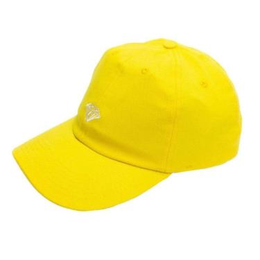 Imagem de Boné Diamond Aba Curva Micro Brilliant Dad Hat Amarelo  masculino