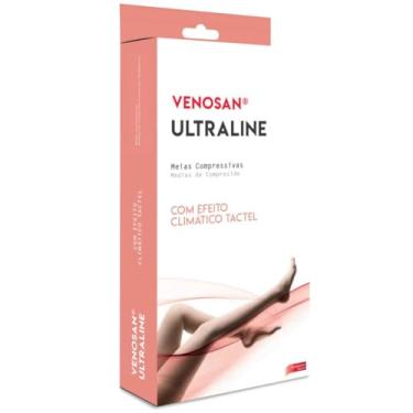 Imagem de Meia Venosan Ultraline 4000 20-30 mmhg AD Bege Aberta M