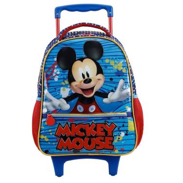 Imagem de Mochila de Rodinhas Sem Alça Xeryus 16  Mickey Y Azul