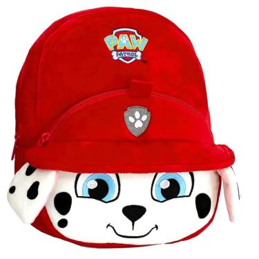 Imagem de Mochila Infantil de Pelúcia Patrulha Canina Marshall Candide