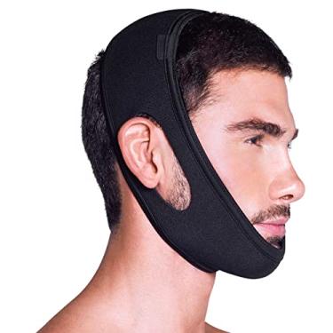 Imagem de Kestal Faixa Cinta Mandibular Anti Ronco Preto, G