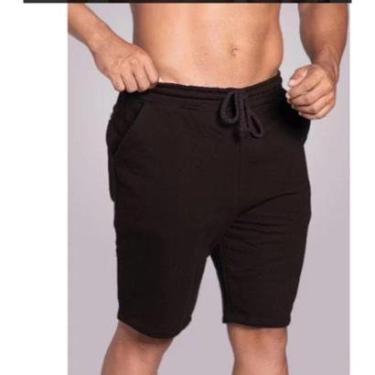 Imagem de Bermuda Moda Fitness Moletom Masculina-Masculino
