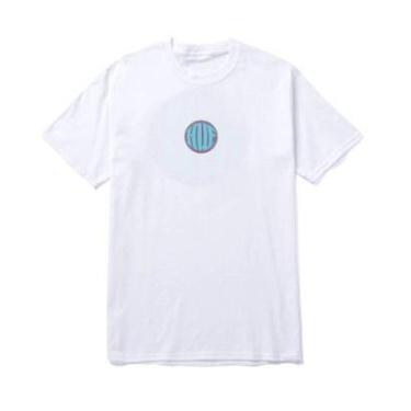 Imagem de Camiseta HUF Silk Hi-Fi Masculina - Branco/Azul-Masculino