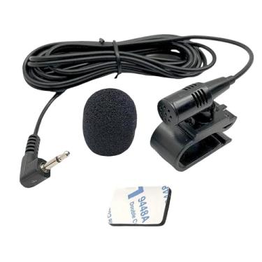 Imagem de Goodsby Microphone 3.5mm Mic Handsfree Dash Car Stereo Receiver Replacement for JVC KD-X270BT KW-M150BT KW-M560BT KW-M740BT KW-V200BT KW-V240BT KW-V250BT KW-V25BT KW-V30BT KW-V320BT KW-V340BT