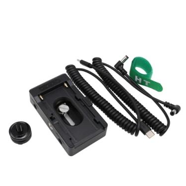 Imagem de HangTon Adaptador de placa de bateria NP-F970 570 550 750, PD USB-C, DC 12V 8V para Blackmagic Sony Canon, câmera, monitor, transmissor sem fio, receptor, microfone, luz LED
