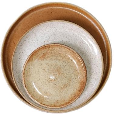 Imagem de Esmalte para Ceramica Gaia - Alta Temperatura - Tipo Reagente, Brilhante e Mate - Kit K06 JALAPAO (1,5 litro, pincel)