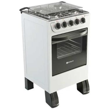 Imagem de Fog�o New Sirius 4 Bocas em Inox com Forno Easy Clean Braslar