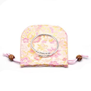 Imagem de Zen Dear Monkey King Sun Wukong Golden Cudgel Ruyi Bang em forma de estrondo ajustável banhado estreito punho aberto pulseiras, Medial Perimeter:16cm, Liga metálica, Topázio dourado