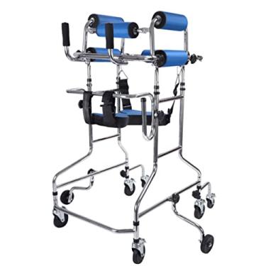 Imagem de Andador para idosos, estrutura de pé, andador adulto, auxílio para caminhada, andador médico portátil com altura ajustável para pessoas de 150 a 180 cm (A) Decoração Warm life