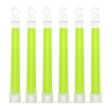 Imagem de Bastões de brilho premium duram 24 horas – extra brilhante, pronto para emergência, Green 6-Pack