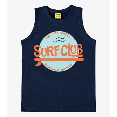 Imagem de Regata Infantil Masculina Surf Rovi Kids Azul-Masculino