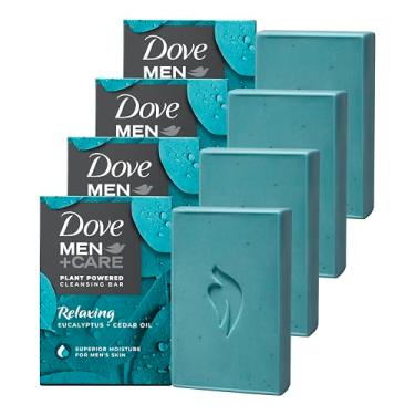 Imagem de Dove Men Care à base de plantas com eucalipto e umidade para pele masculina, 142 g (pacote com 4)