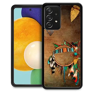 Imagem de CARLOCA Capa compatível com Samsung Galaxy A53 5G, design de padrão indiano com ponta de flecha nativa americana para meninas e meninos, à prova de choque, antiarranhões para Samsung Galaxy A53 5G