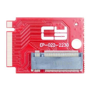 Imagem de CY Adaptador de cartão 2230 a 2280 compatível com Rog Ally, NVME M-Key 5Pin M.2 PCIE 4.0 para Rog Alley SSD conversor de atualização de 90 graus MKey Modification PCB
