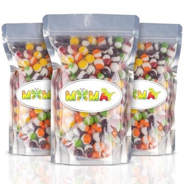 Imagem de MiMa Pack of 3 Flavorful Freeze Dried Skittles - (6oz) Assorted Original Fruit Freeze Dried Candy For Easter, Snacking and Sharing - Resealable bag of Freeze Dried Rainbow Skittles