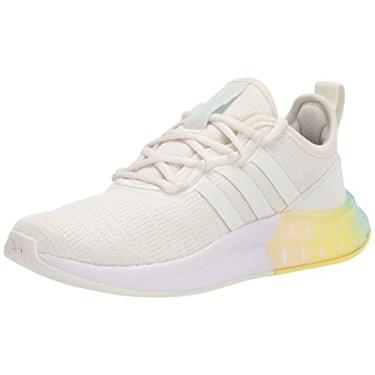 Imagem de adidas Tênis de corrida feminino Kaptir Super, Cor branca/matiz branca/branco, 6