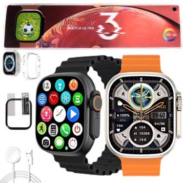 Imagem de Relógio Inteligente Lançamento Microwear Watch Ultra 3 Tela 49mm Amole
