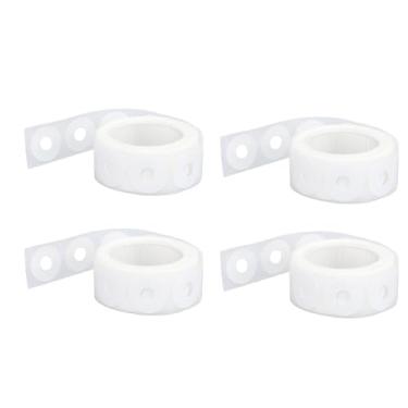 Imagem de Etiquetas do Reforço do Furo de 4 Caixas, Etiquetas do Furo da Pasta da Etiqueta do Reforço do Perfurador do Furo do Pvc para Material Doméstico da Escola do Escritório