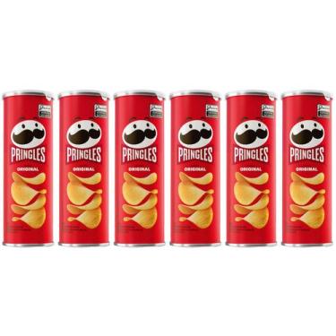 Imagem de Kit Batata Pringles Original 104g 6 Unidades, Original