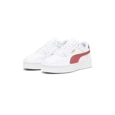 Imagem de PUMA Tênis infantil unissex Ca Pro (criança grande), Puma Branco/Vermelho Astro, 5 Big Kid