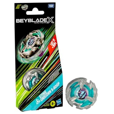Imagem de Beyblade X, Pião, Sting Unicorn 5-60GP - Conjunto de Brinquedo Tipo Equilíbrio, Giro à Direita, Booster Pack - A partir de 8 Anos