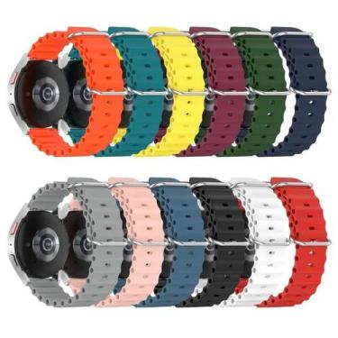 Imagem de Pulseira Silicone Oceano Pinos Engate Rápido Para Relógio - Poolsy, Pr