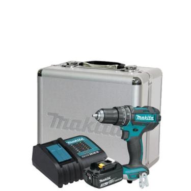 Imagem de Furadeira Parafusadeira 18v Dhp482 Makita + Bateria + Maleta