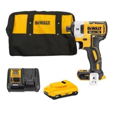Imagem de Parafusadeira Dcf887 20v  Imp Bat 4ah Compacta + Bolsa - Dewalt 