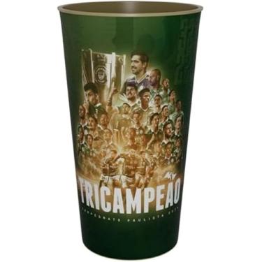 Imagem de Copo Palmeiras Oficial Campeão Paulista 2024 - Plástico 550ml