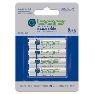 Imagem de Pilha AA Super Alcalina Bap Energy 4 Unidades
