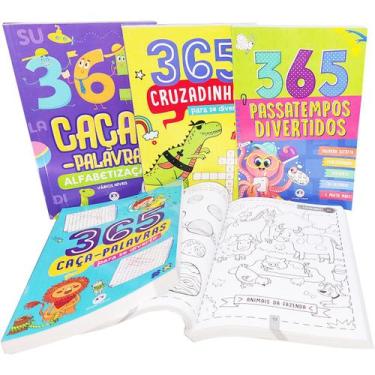 Imagem de Livro Passatempos Infantil Cruzadinhas Caça Palavras Kit C/5 - Ciranda