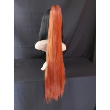 Imagem de Aplique rabo de cavalo cacheado afro premium biovegetal 70cm preto cas