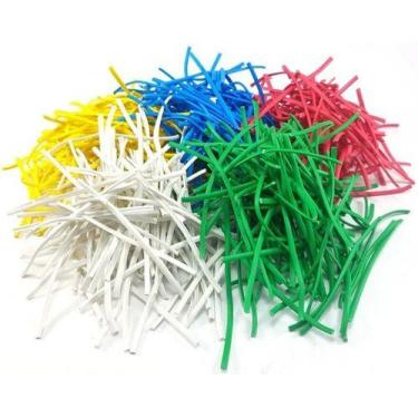 Imagem de Arame Encapado Revestido Saco Com 500g Multicolors - GSMCELL , Branco