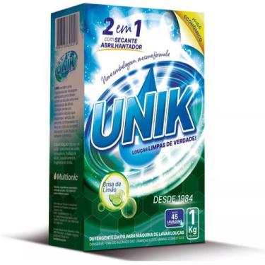 Imagem de Sabão Máquina Lava Louças Unik 2 em 1 Mais Econômico Detergente Fragrâ