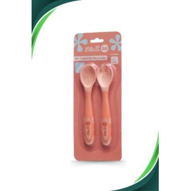 Imagem de Talheres Flexíveis Lilica Ripilica BB Kit Infantil Meninas - Pacific