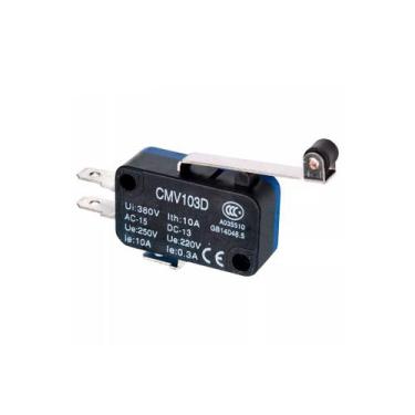 Imagem de Mini Micro Fim de Curso Haste Longa c/ Roldana PVC - UP Electronic